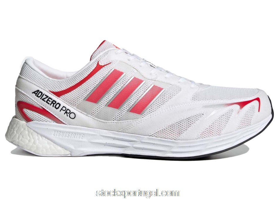 Outlet adidas Adizero Pro V1 DNA Cloud White Vivid Red GX5081