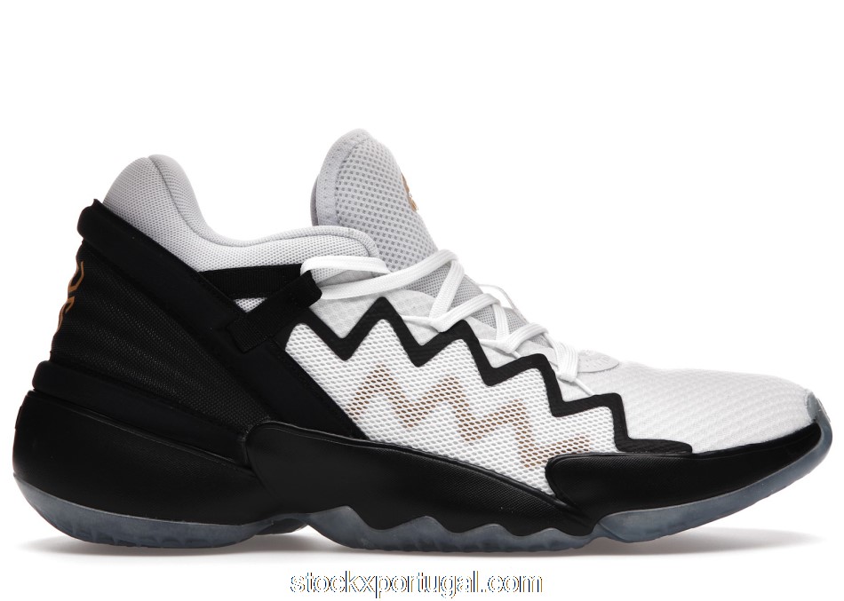 Outlet adidas D.O.N. Issue #2 White Black Gold FU7384