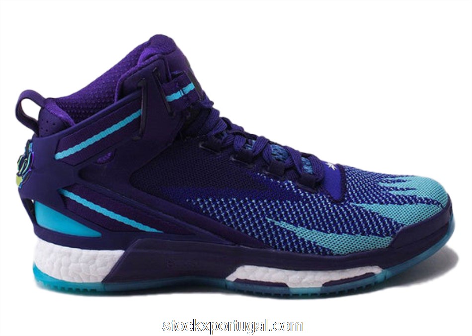 Outlet adidas D Rose 6 Boost Primeknit Purple Blue Q16507