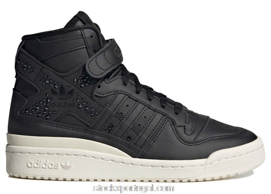 Outlet adidas Forum 84 Hi Black Sparkles (W) H05053