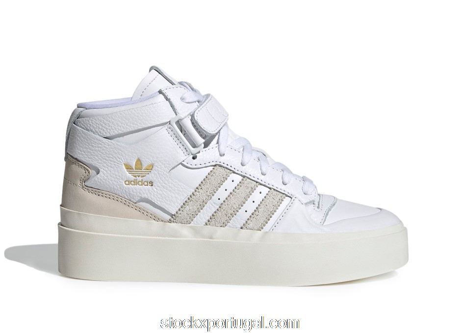 Outlet adidas Forum Bonega Mid Cloud White Orbit Grey Bliss (W) GZ4293