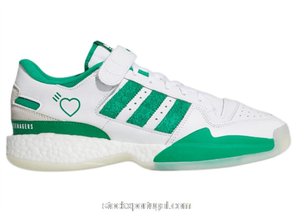 Outlet adidas Forum Boost Low Human Made Green S42976