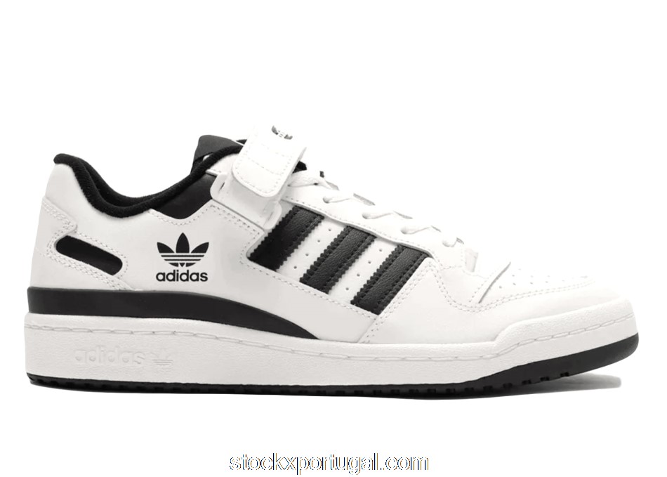 Outlet adidas Forum Low White Black FY7757