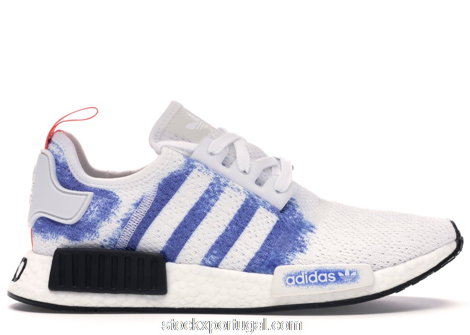 Outlet adidas NMD R1 Bold Blue Stencil G27916