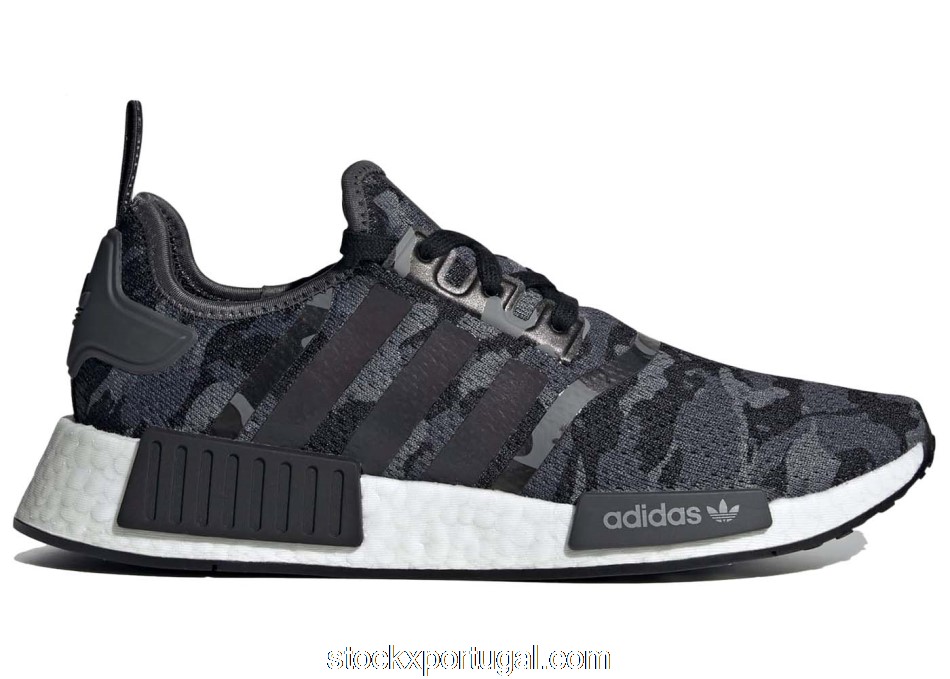 Outlet adidas NMD R1 Camo Black Grey GV8797