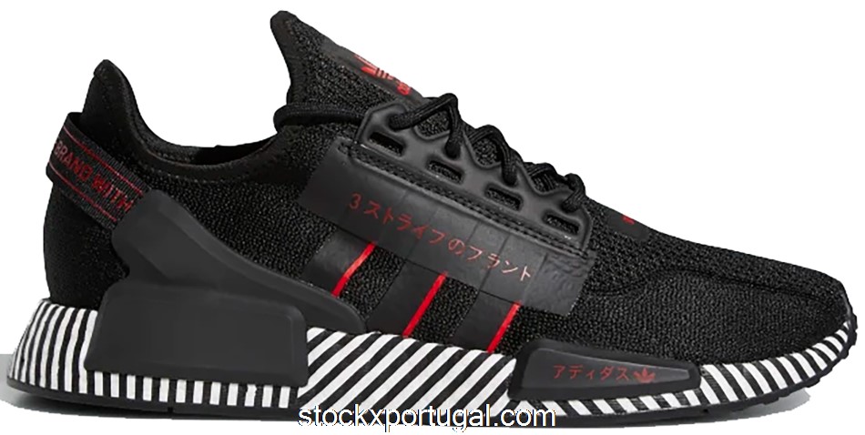 Outlet adidas NMD R1 V2 Dazzle Camo Black FY2104