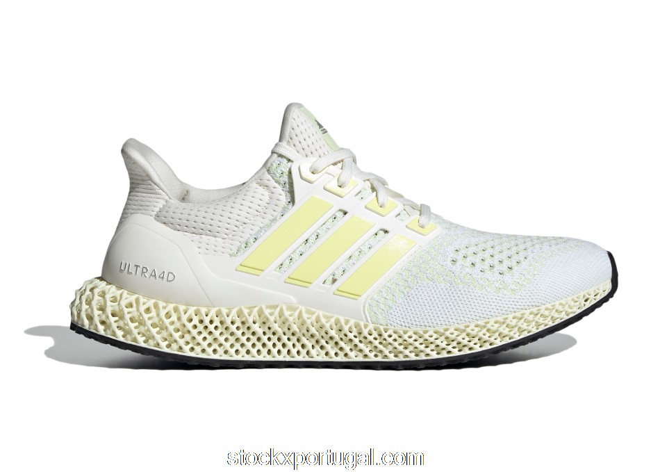 Outlet adidas Ultra 4D Core White Almost Lime GX6366