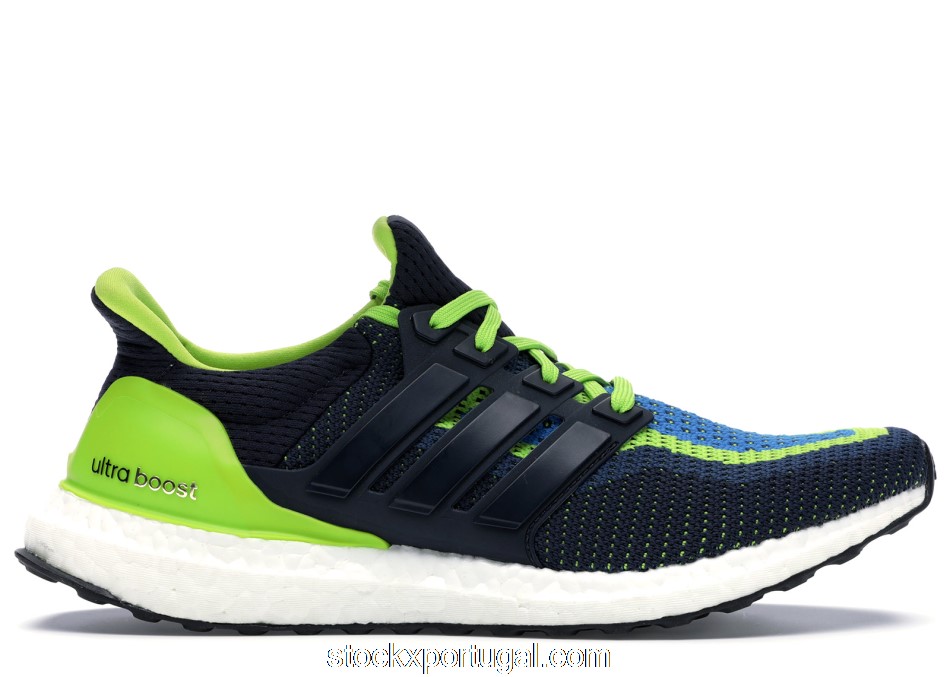 Outlet adidas Ultra Boost 2.0 Solar Slime AQ4002