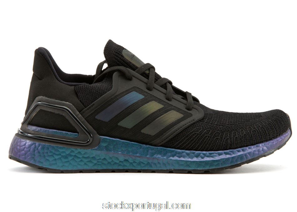 Outlet adidas Ultra Boost 20 Black Signal Cyan FV8319