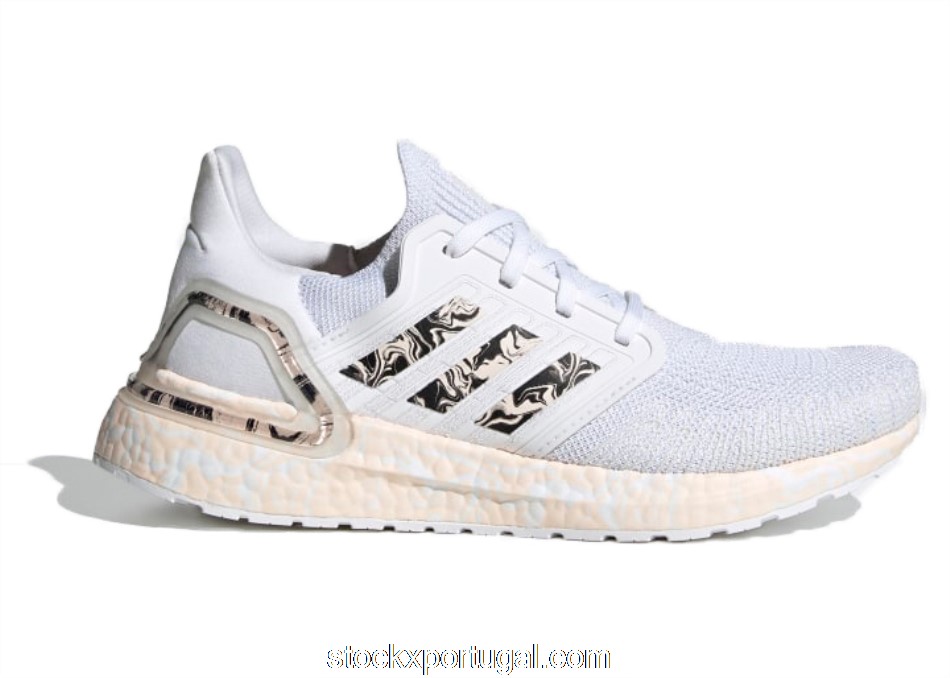 Outlet adidas Ultra Boost 20 Glam Pack White Pink Tint (W) FW5721