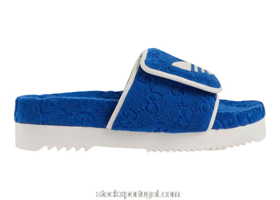 Outlet adidas x Gucci GG Platform Sandal Blue 702412UU0104160