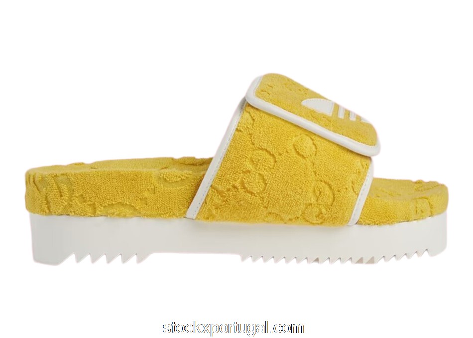 Outlet adidas x Gucci GG Platform Sandal Yellow (W) 702398UU0107171
